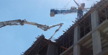 Nestiva Ataşehir Projesinin 1. etap kat betonları atılıyor